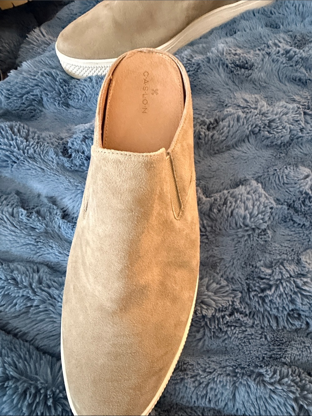 Caslon Men's Suede Slip-On Mule in Tan